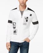 Inc International Concepts Men's Patched French Terry Track Jacket, Created For Macy's