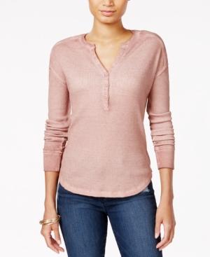 Sanctuary Brando Waffle-knit Henley, A Macy's Exclusive Style