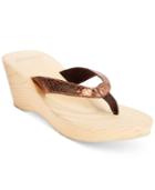 Reef Reefwood Ii Wedge Thong Sandals Women's Shoes