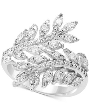 Pave Classica By Effy Diamond Vine Bypass Ring (1 Ct. T.w.) In 14k White Gold