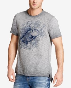 William Rast Men's Emboridered T-shirt