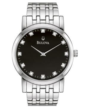 Bulova Watch, Men's Stainless Steel Bracelet 38mm 96d106