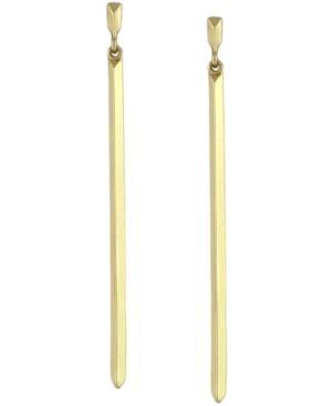 Bcbgeneration Gold-tone Long Sword Drop Earrings