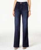 Style & Co Petite Jewel Wash Trouser Jeans, Only At Macy's