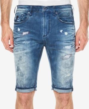 Buffalo David Bitton Men's Parker-x Slim-fit Destroyed Denim Shorts