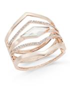I.n.c. Multi-row Pointed Crystal Bangle Bracelet, Created For Macy's
