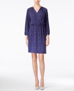 Maison Jules Dot-print Wrap Dress, Only At Macy's