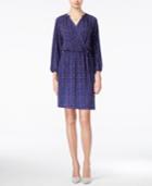 Maison Jules Dot-print Wrap Dress, Only At Macy's