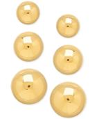 3-pc. Set Graduated Gold Ball Stud Earrings In 14k Gold