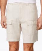 Tasso Elba Men's Linen-blend Cargo Shorts, Only At Macy's