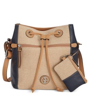 Giani Bernini Linen-look Bucket Bag, Only At Macy's