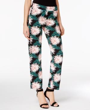 Karen Kane Floral-print Soft Pants