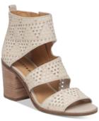 Lucky Brand Women's Kabott Cutout Block-heel Sandals Women's Shoes