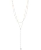 Lonna & Lilly Gold-tone Crystal Drop Layer Y-necklace
