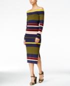 Rachel Rachel Roy Striped Midi Sweater Dress, Only At Macy's