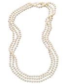 "pearl Necklace, 100"" Cultured Freshwater Pearl Endless Strand Necklace"