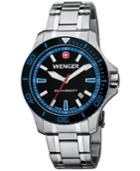 Wenger Men's Swiss Sea Force Stainless Steel Bracelet Watch 43mm 0641.106