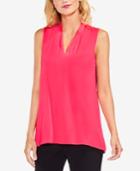 Vince Camuto Pleated-neck Top