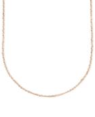 14k Rose Gold Necklace, 16 Perfectina Chain