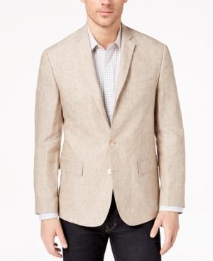 Ryan Seacrest Distinction Men's Modern-fit Solid Linen Sport Coat, Created For Macy's