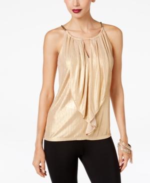 Thalia Sodi Metallic Halter Top, Created For Macy's