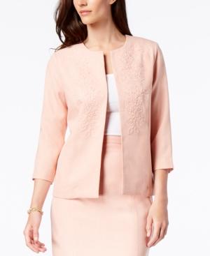 Alfred Dunner La Dolce Vita Embroidered Jacket