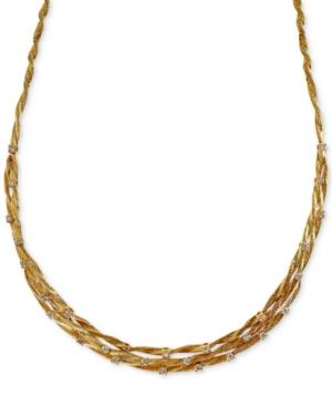D'oro By Effy Diamond Embellished Necklace (1-5/8 Ct. T.w.) In 14k Gold