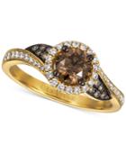 Le Vian Chocolatier Diamond Swirl Ring (1 Ct. T.w.) In 14k Gold