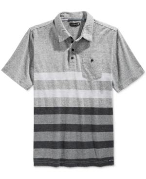 Univibe Men's Tod Stripe Pocket Polo