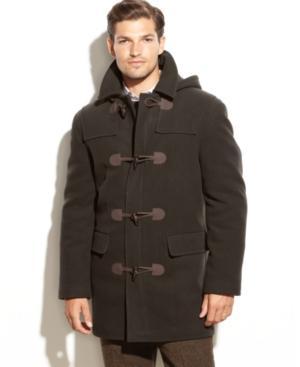 Lauren By Ralph Lauren Coat, Landau Toggle Wool-blend Overcoat