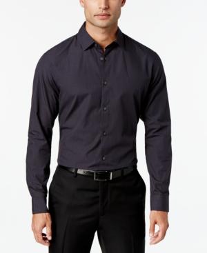 Alfani Slim-fit Arem Stretch Check Shirt, Created For Macy's