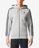 Adidas Men's Essential Fleece Zip Hoodie