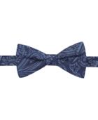 Countess Mara Denim Neat Pre-tied Bow Tie