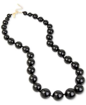 Iris X Inc International Concepts Gold-tone Long Beaded Statement Necklace, Only At Macy's
