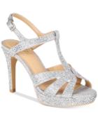 Thalia Sodi Verrda2 Embellished Platform Dress Sandals, Created For Macy's Women's Shoes