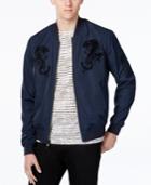 Wht Space Men's Tiger Bomber Jacket, Only At Macy's