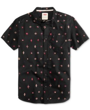 Levi's Men's Akua Geo-print Cotton Shirt
