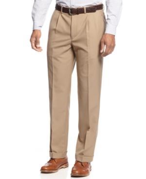 Lauren By Ralph Lauren Solid Dress Pants Double Pleated