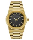 Sean John Men's Lisbon Gold-tone Bracelet Watch 42mm