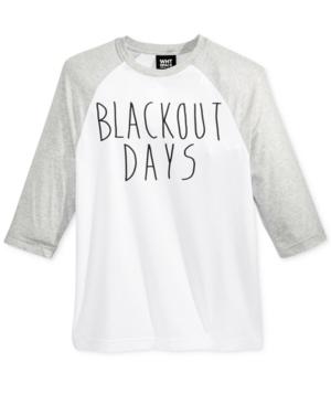Wht Space Men's Graphic-print Baseball T-shirt