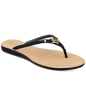 Guess Women's Jelloo Braided Logo Flip-flops Women's Shoes