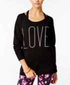 Material Girl Active Juniors' Graphic Sweatshirt, Only At Macy's