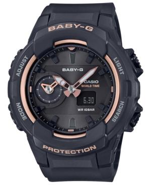 Baby-g Women's Analog-digital Black Resin Strap Watch 42.9mm