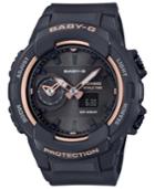 Baby-g Women's Analog-digital Black Resin Strap Watch 42.9mm