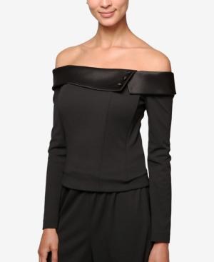 Alex Evenings Off-the-shoulder Top
