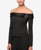 Alex Evenings Off-the-shoulder Top