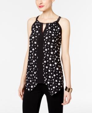 Inc International Concepts Handkerchief-hem Star Top, Only At Macy's