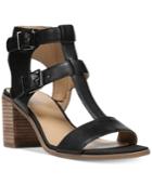 Franco Sarto Hasnia Strappy Block Heel Sandals Women's Shoes