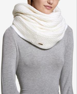 Calvin Klein Metallic Textured Infinity Scarf