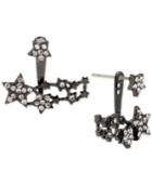 Inc International Concepts Hematite-tone Pave Star Earring Jackets, Only At Macy's